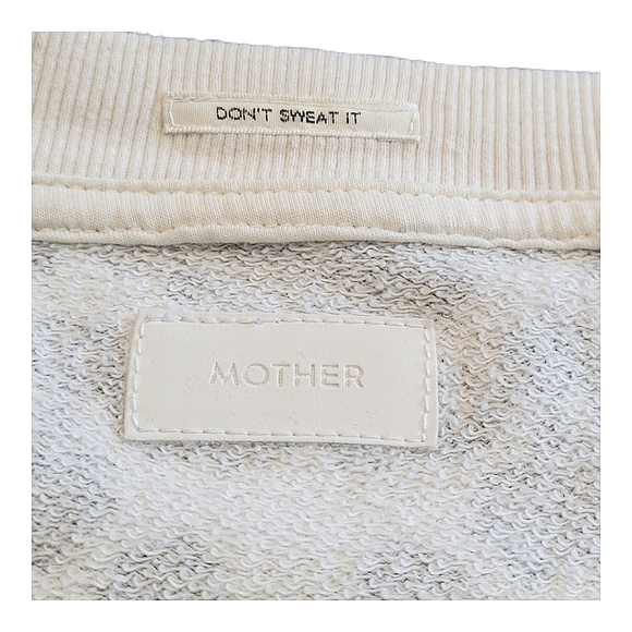 Mother The Square Leopard Print Sweatshirt Multicolored Cotton Crewneck Size S - Picture 9 of 17